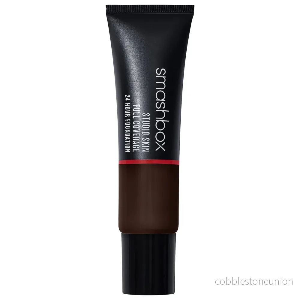 Smashbox, Studio Skin, Full täckning, Flytande foundation, 4.7, Mycket djup neutral, 30 ml