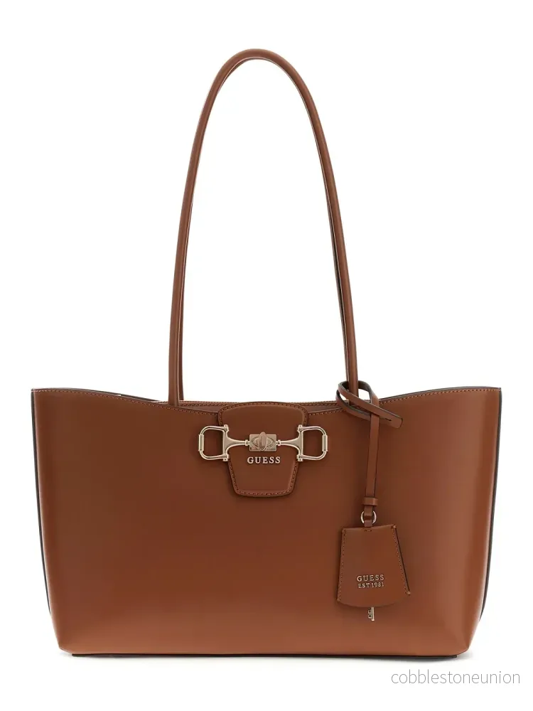 Guess Handbag Janie cognac