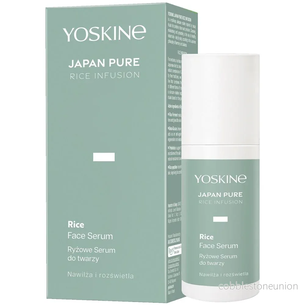 Yoskine, Japan Pure, Rice Infusion, Intensiv återfuktning, Serum, Ansikte, 30 ml - Bild 2