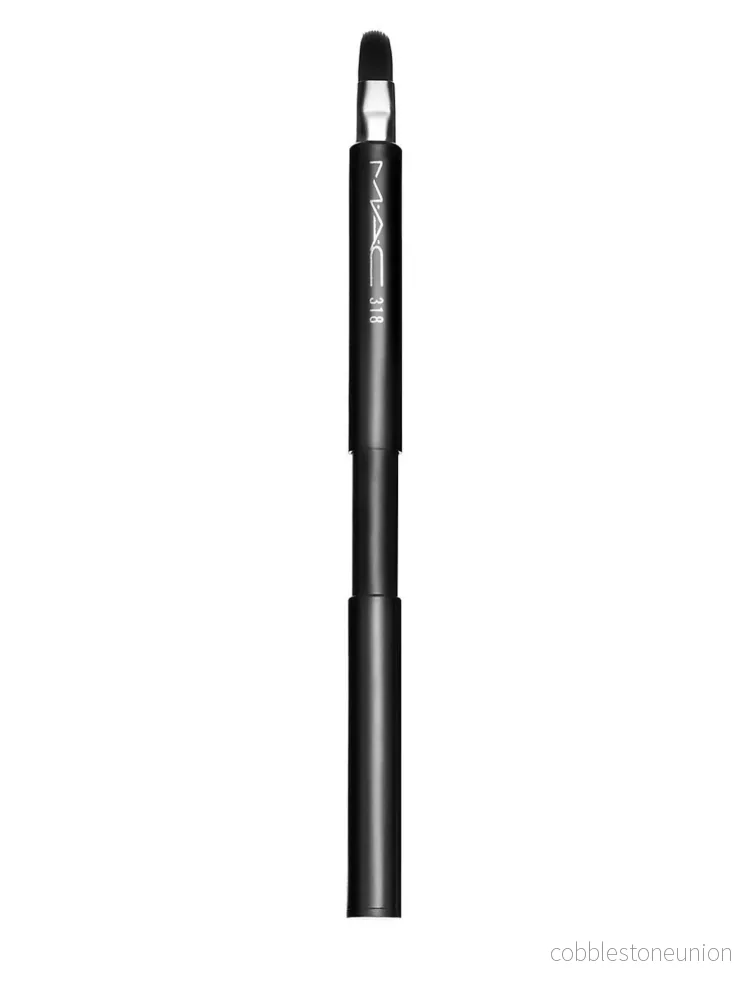 MAC, Synthetic Retractable Lip Brush 318, Lipstick Metal Case MAC, Synthetic Retractable Lip Brush 318, Lipstick Metal Case