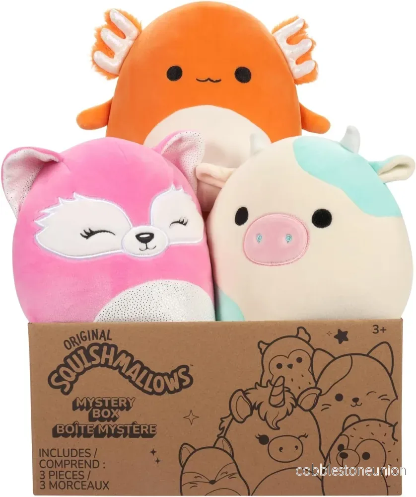 Squishmallows 30 Cm Mystery Box 3-Pack