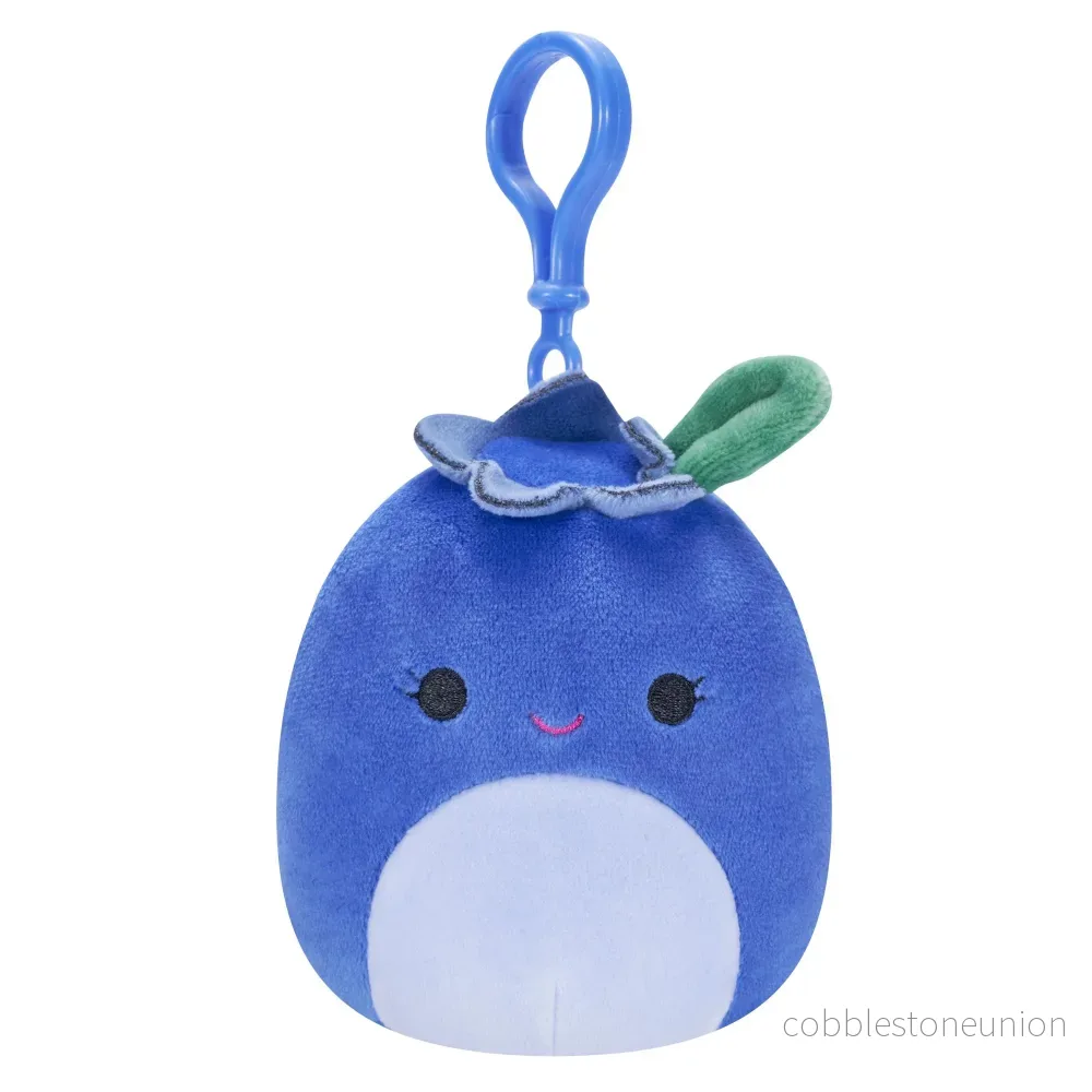 Squishmallows Clip-On Bluby The Blueberry 9 Cm