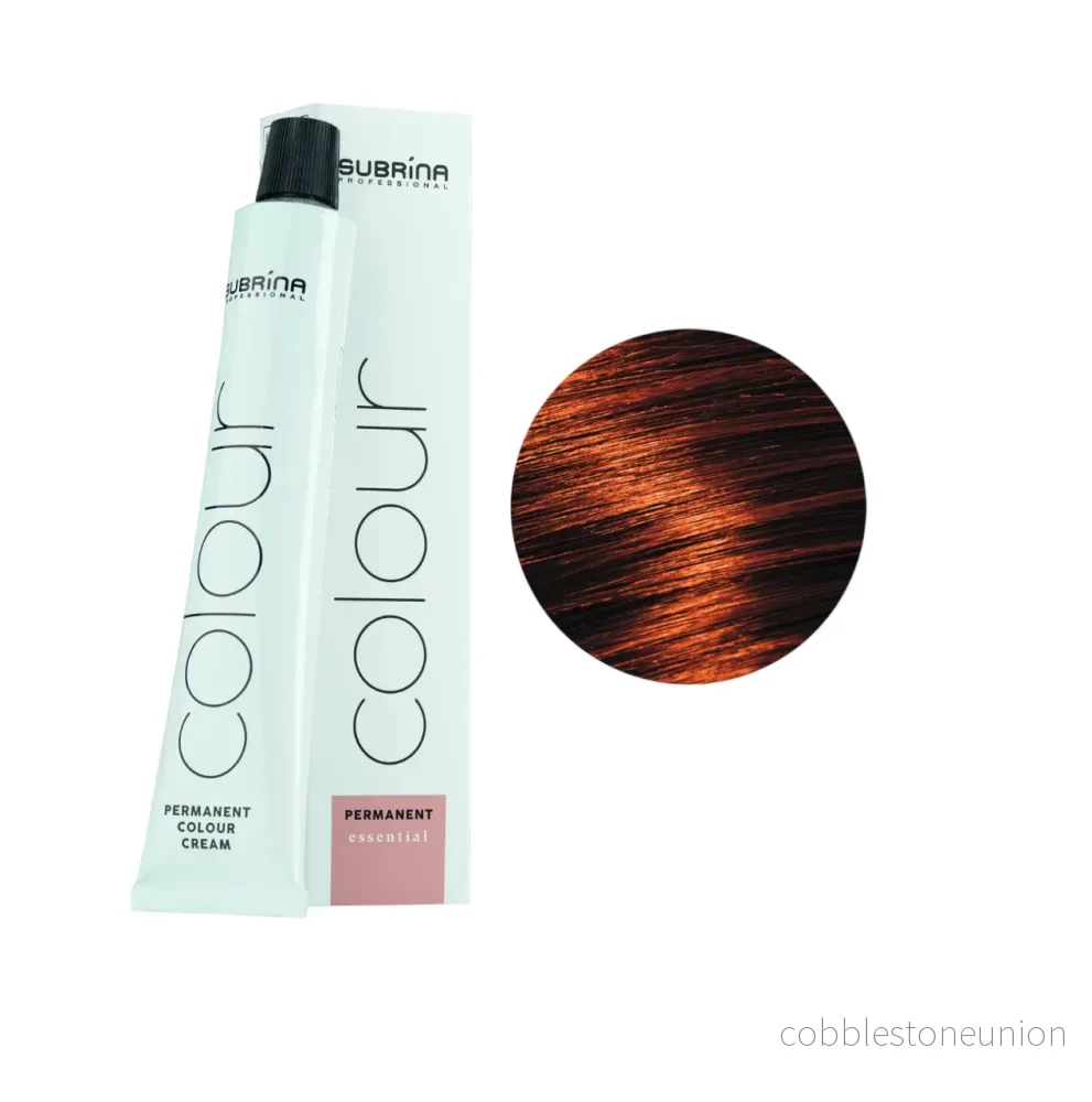 Subrina Professional, Essential Colour, Permanent hårfärg, 6/75 Mörkblond Kastanjeröd, 100 ml - Bild 2