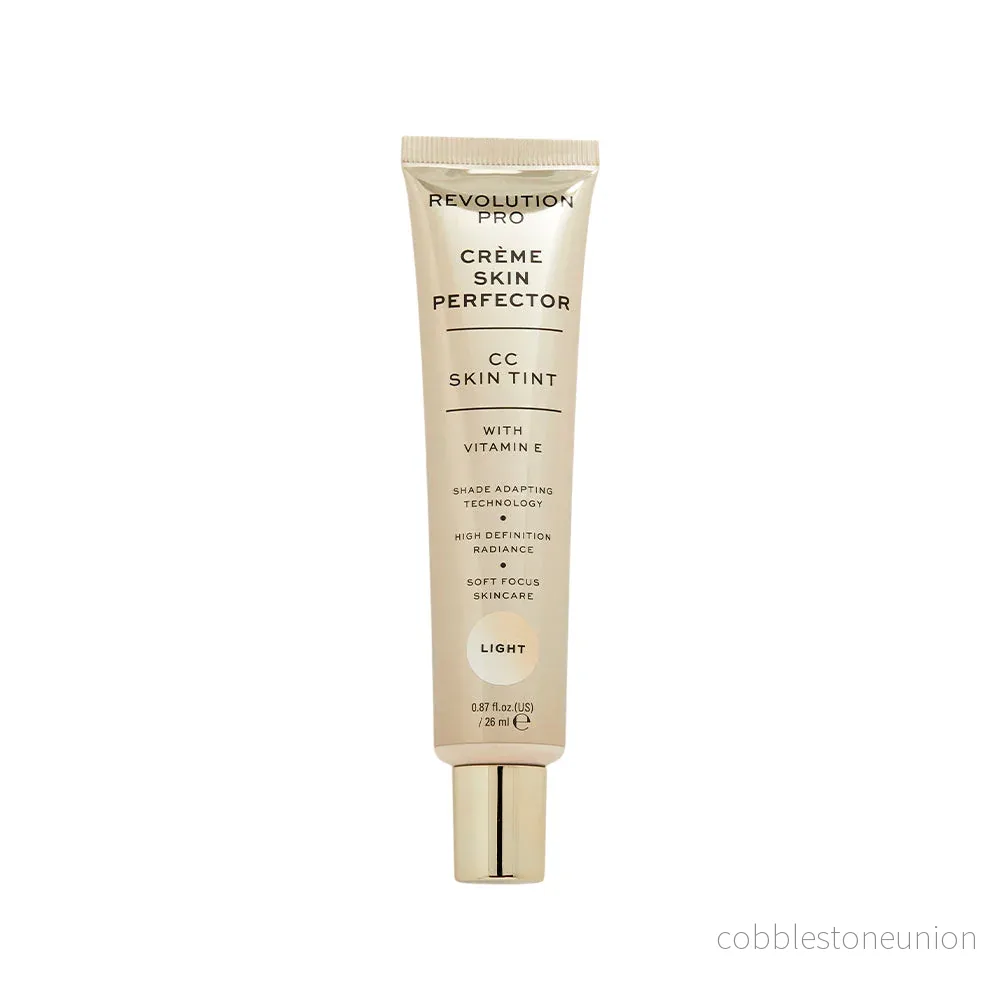 Revolution Pro, Perfecting Skin Tint, Vitamin E, Naturlig lyster, CC cream, Ljus, 26 ml