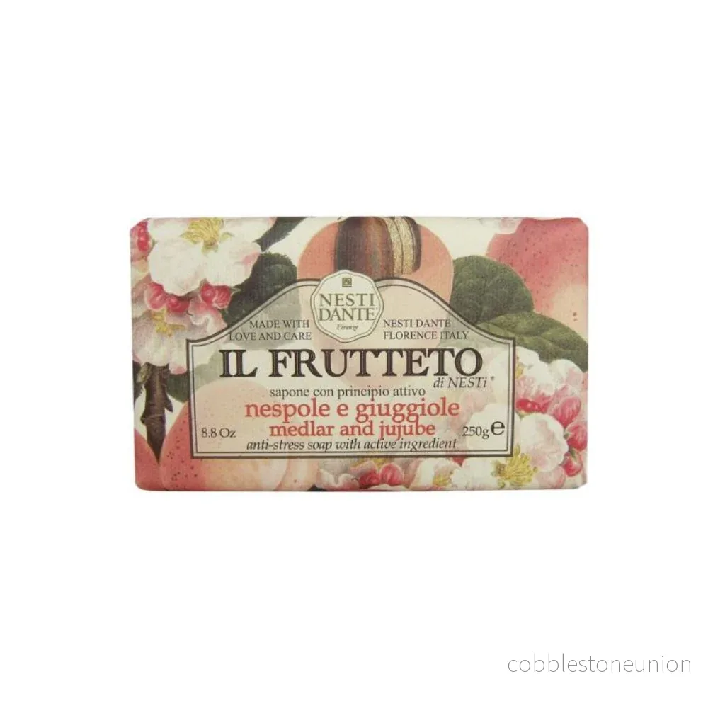 Nesti Dante, Il Frutteto, Misspel & Jujube, Lugnande, Tvål, 250 g Nesti Dante, Il Frutteto, Misspel & Jujube, Lugnande, Tvål, 250 g