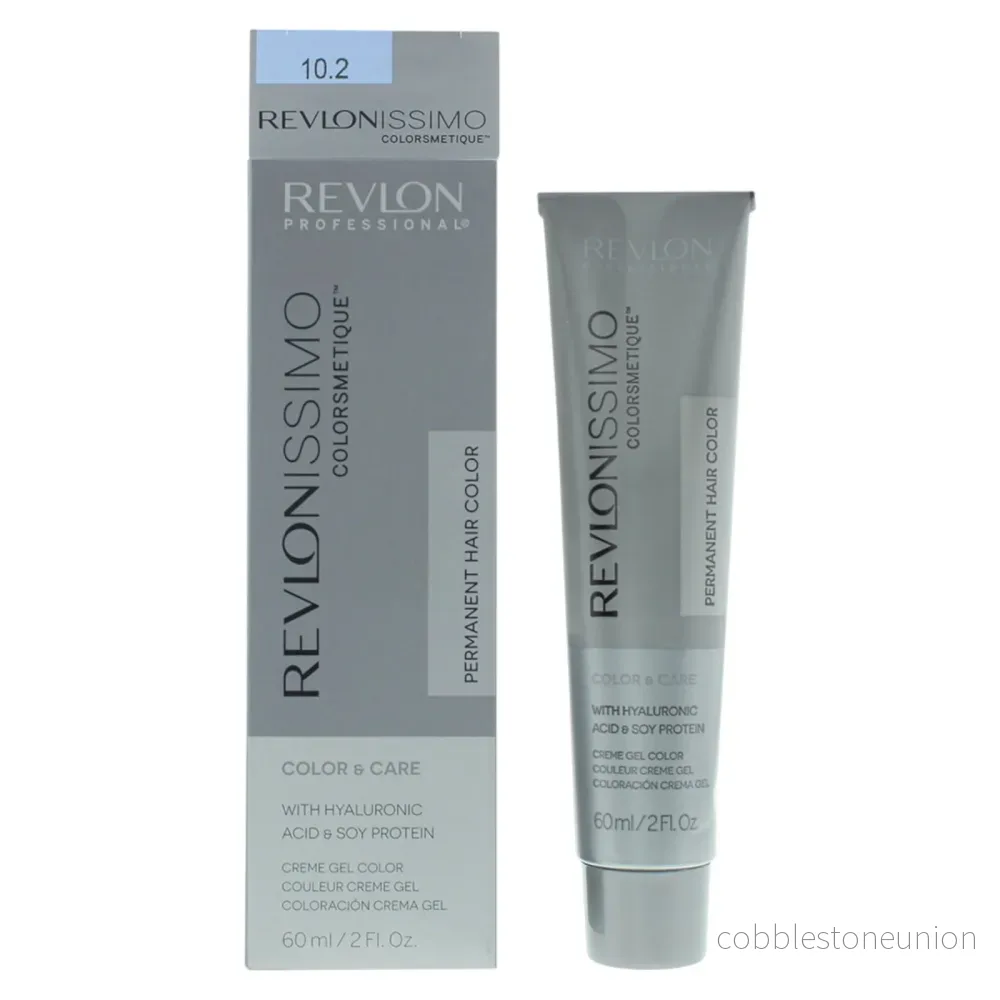 Revlon, Revlonissimo Colorsmetique, Permanent hårfärg, 10.2 Ljus pärlemorblond, 60 ml