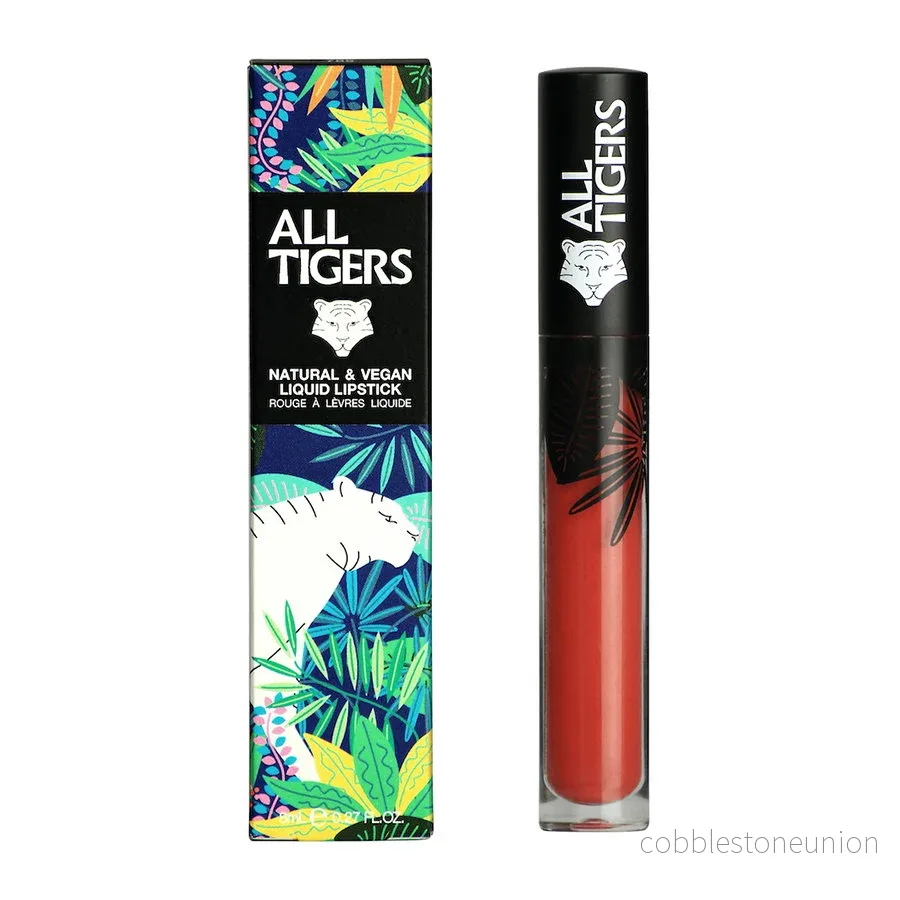 All Tigers, Naturlig & Vegansk, Naturlig, Matt, Läppglans, 683, Gör ditt avtryck, 8 ml - Bild 2