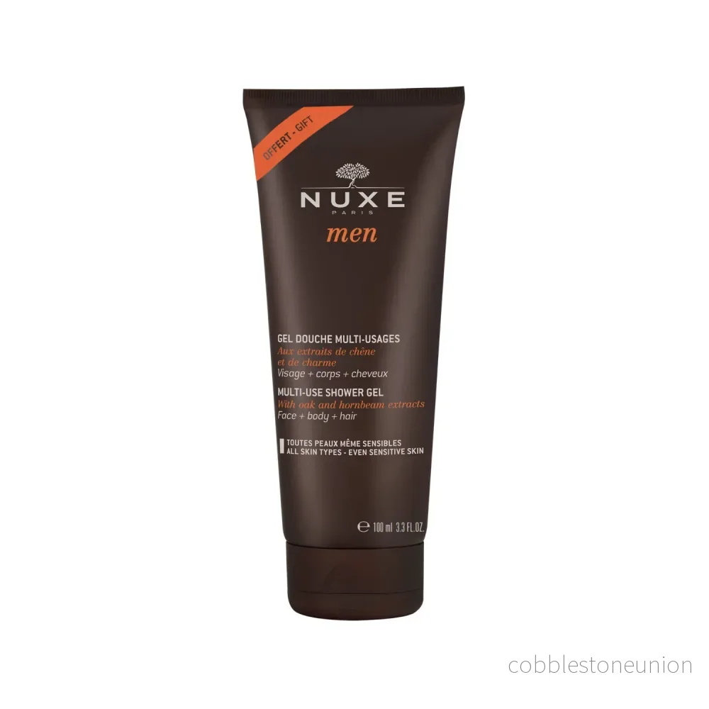 Nuxe, Men Multi-Use, Duschgel, För hela kroppen, För alla hudtyper, 100 ml Nuxe, Men Multi-Use, Duschgel, För hela kroppen, För alla hudtyper, 100 ml