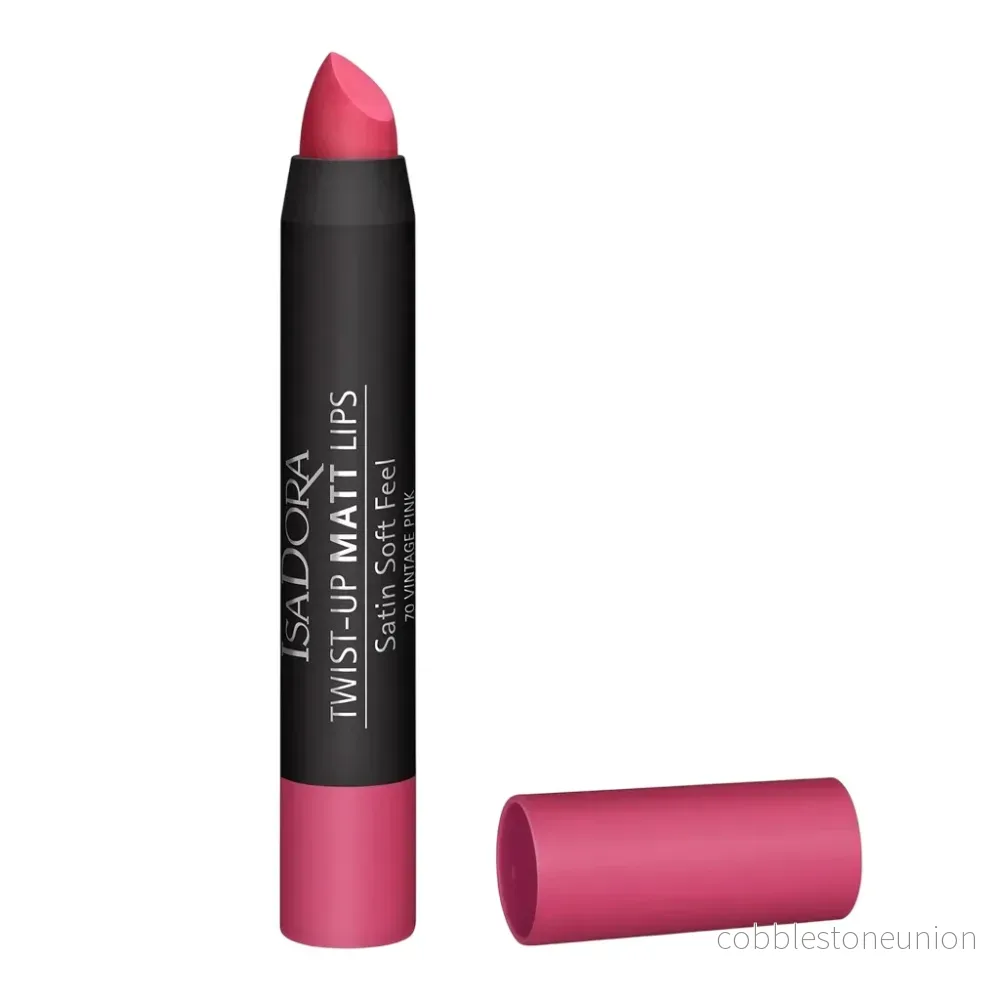 IsaDora, Twist-Up, Matt, Krämigt läppstift, 70, Vintage Pink, 3.3 g IsaDora, Twist-Up, Matt, Krämigt läppstift, 70, Vintage Pink, 3.3 g