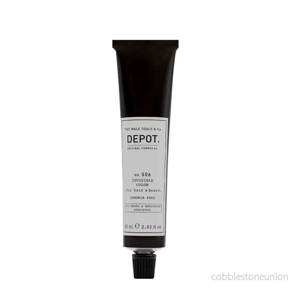 Depot, 500 Beard & Mustache Specifics No. 506 Invisible Clour, Semi-permanent hårfärg, Natural Steel, 60 ml