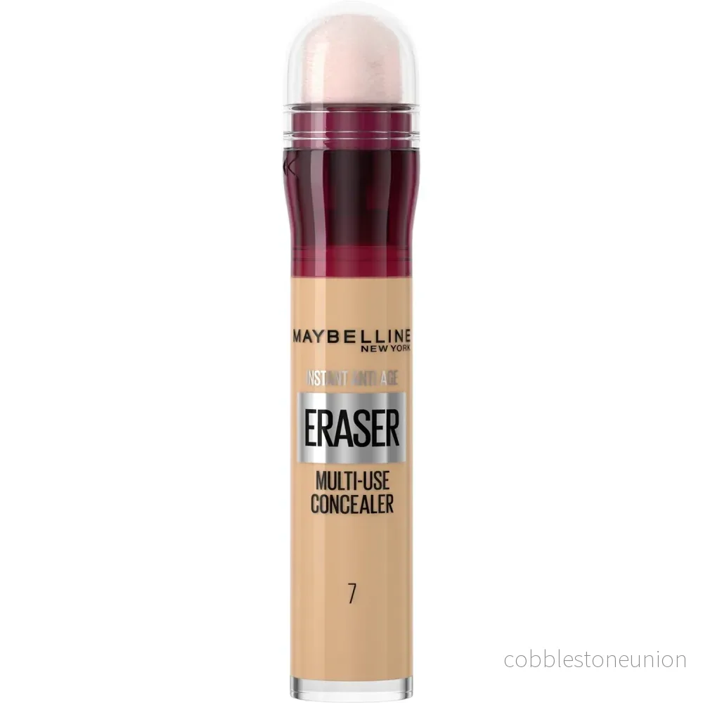 Maybelline, Instant Anti Age Eraser, Korrigering, Concealer för under ögonen, 07, Sand, 6.8 ml