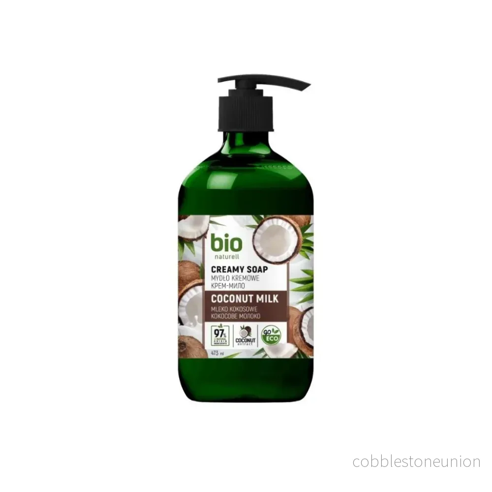 Bio Naturell, Bio Naturell, Kokosmjölk, Flytande tvål, För händer, 437 ml