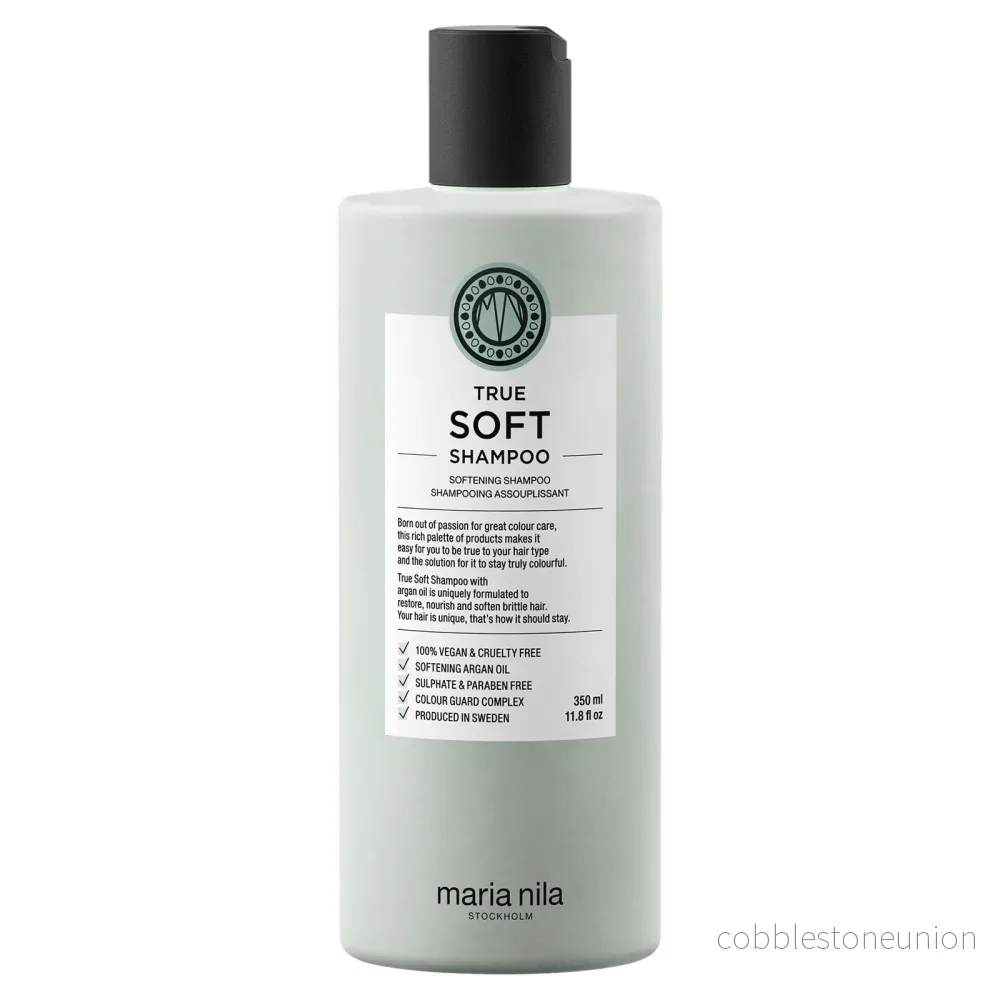 Maria Nila, True Soft, Cruelty-free, Schampo, Återfuktande, 350 ml Maria Nila, True Soft, Cruelty-free, Schampo, Återfuktande, 350 ml
