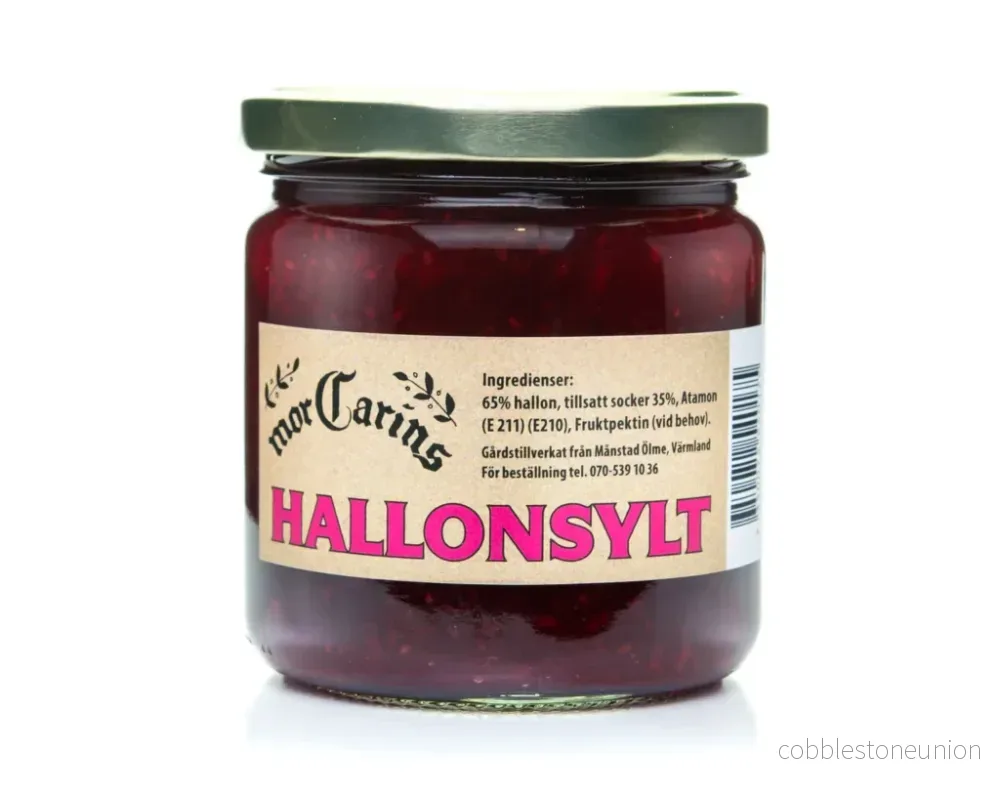 Hallonsylt