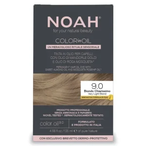 Noah, Color In Oil, Permanent hårfärgningsolja, 9.0 Very Light Blond, 135 ml Noah, Color In Oil, Permanent hårfärgningsolja, 9.0 Very Light Blond, 135 ml