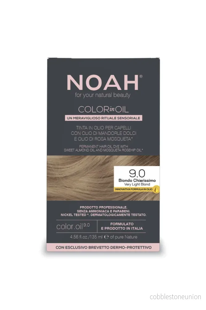 Noah, Color In Oil, Permanent hårfärgningsolja, 9.0 Very Light Blond, 135 ml Noah, Color In Oil, Permanent hårfärgningsolja, 9.0 Very Light Blond, 135 ml