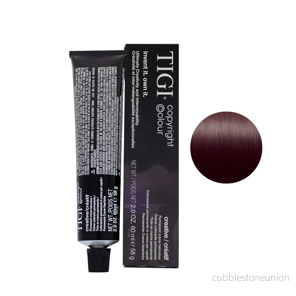 Tigi, Colour Creative, Permanent Hair Dye, 4/2 Medium Brown Violet, 60ml