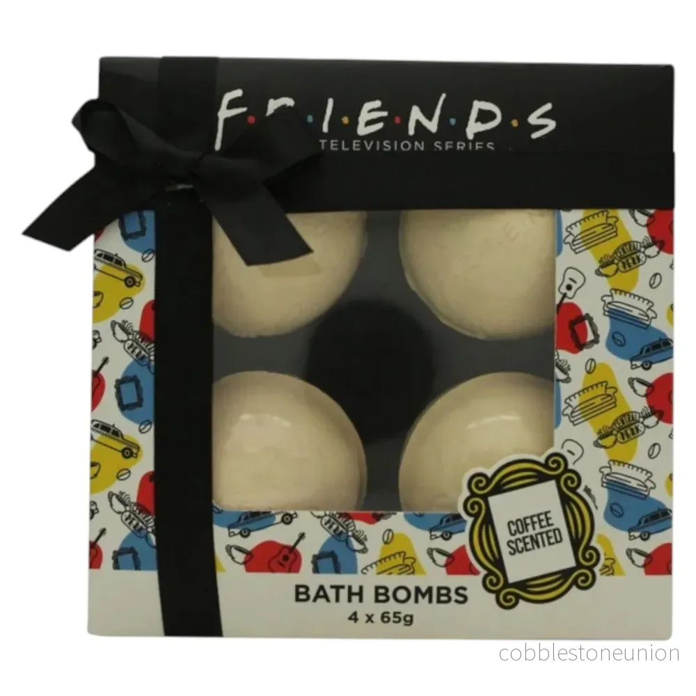 Set, Warner Bros, Friends, Avslappnande, Kaffebadbomb, x4 st, 65 g