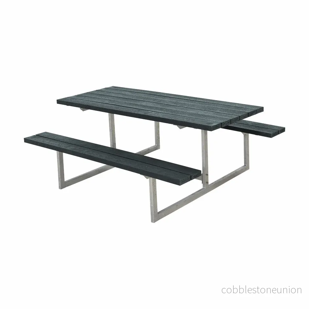 Basic bord-/bænkesæt – 177 cm – ReTex – Grå Basic bord-/bænkesæt – 177 cm – ReTex – Grå