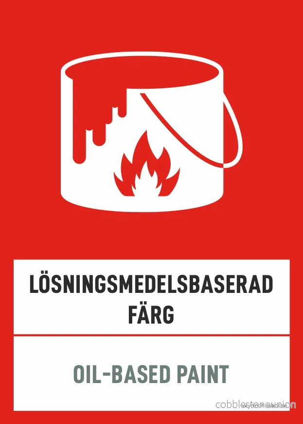 Lösningsmedelsbaserad färg Lösningsmedelsbaserad färg