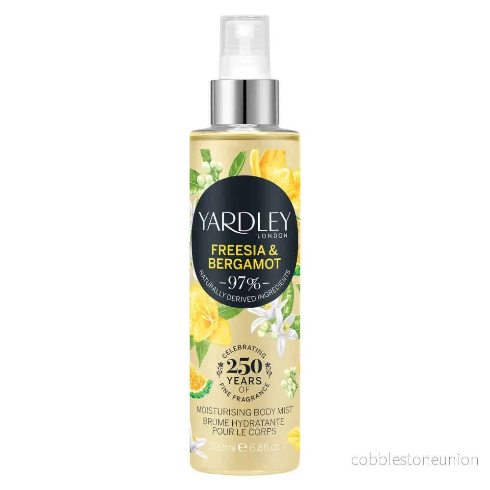 Yardley, Freesia and Bergamot, Doftspray, För kvinnor, 200 ml Yardley, Freesia and Bergamot, Doftspray, För kvinnor, 200 ml