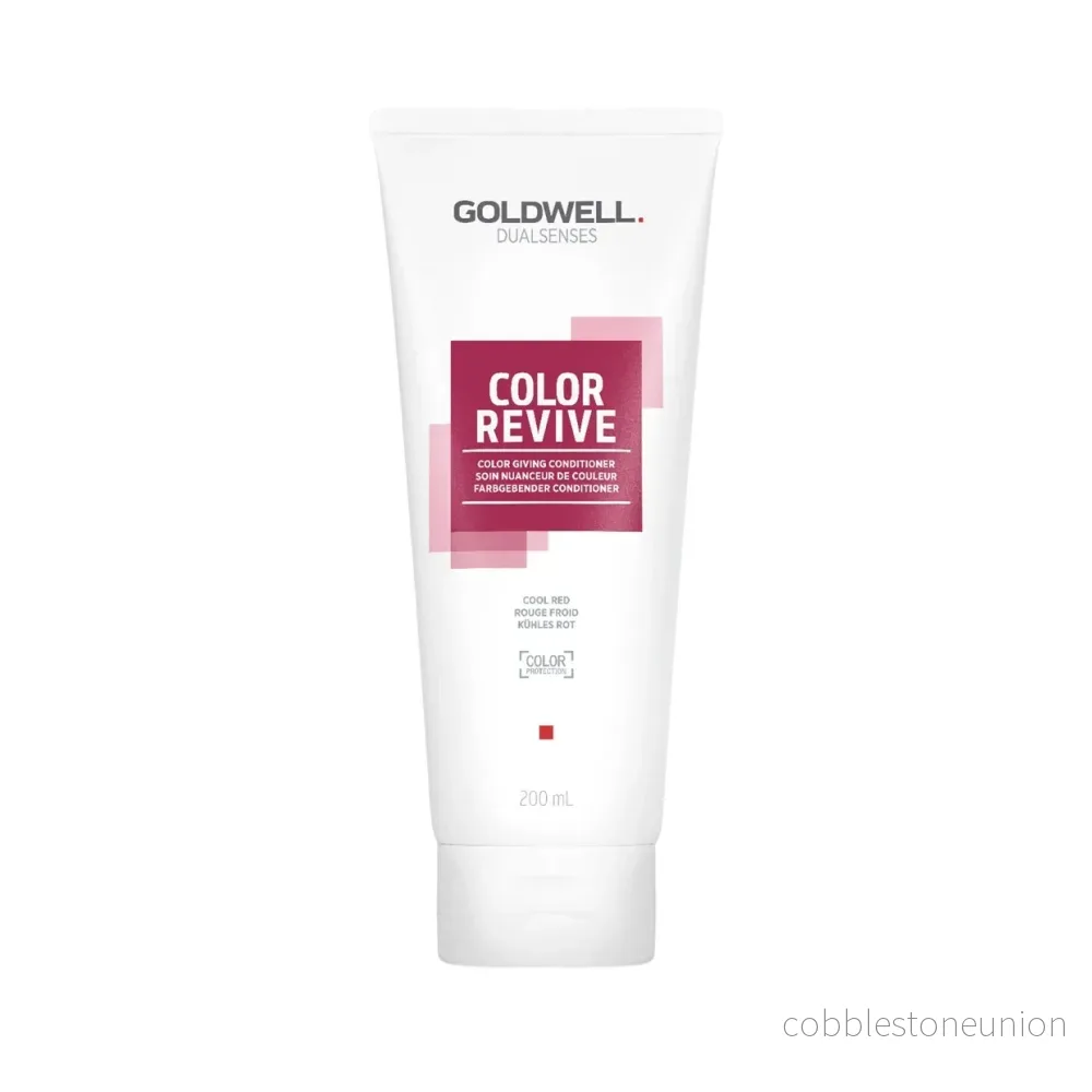 Goldwell, Dualsenses Color Revive, Color Giving Conditioner, Cool Red, Smooth, 200 ml
