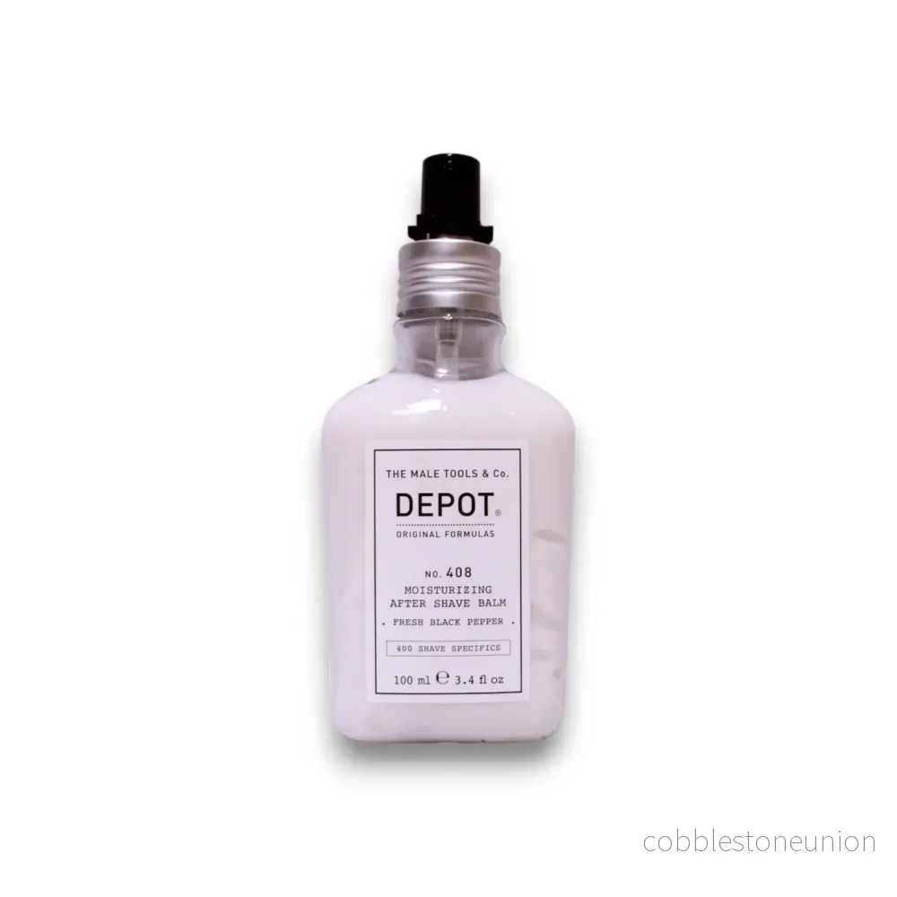 Depot, 400 Shave Specifics No. 408, Fresh Black Pepper, Återfuktande, After-shave balm, 100 ml Depot, 400 Shave Specifics No. 408, Fresh Black Pepper, Återfuktande, After-shave balm, 100 ml