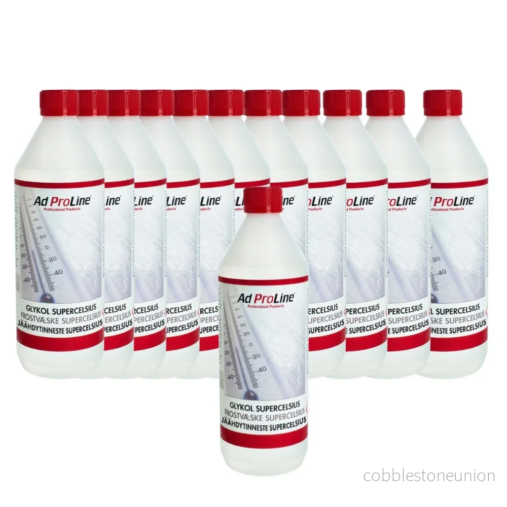 Glykol SuperCelsius Longlife - 12×1 L (Ofärgad OAT)
