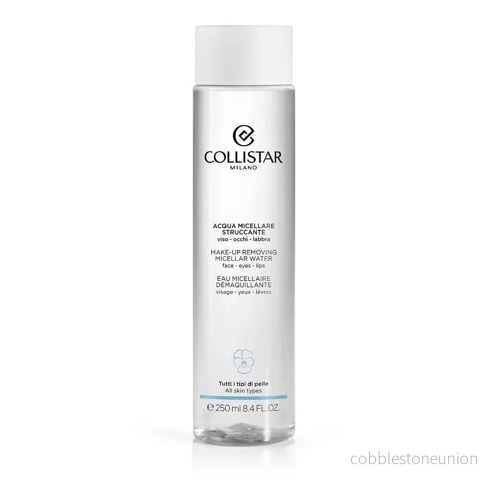 Collistar, Collistar, Makeup Remover, Micellar Water, For All Skin Types, 250 ml Collistar, Collistar, Makeup Remover, Micellar Water, For All Skin Types, 250 ml