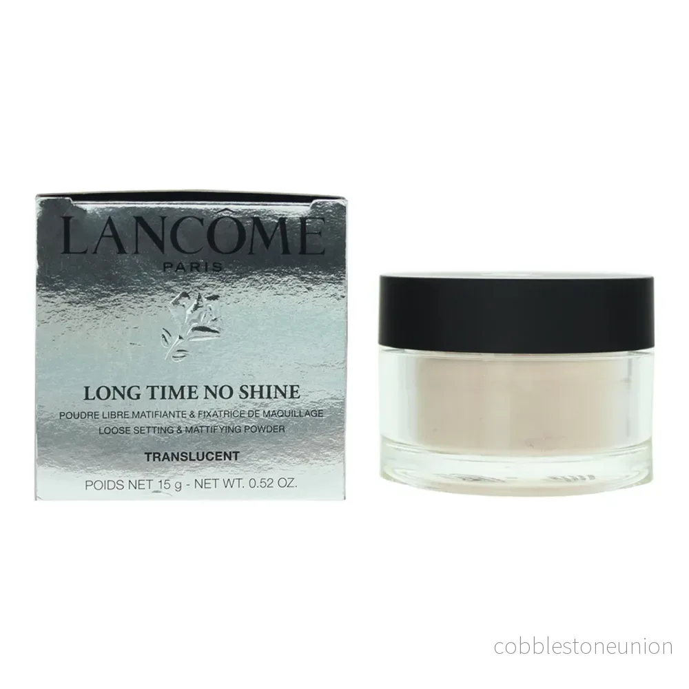 Lancome, Long Time No Shine, Mattgörande, Löst fixeringspuder, Genomskinlig, 15 g - Bild 2