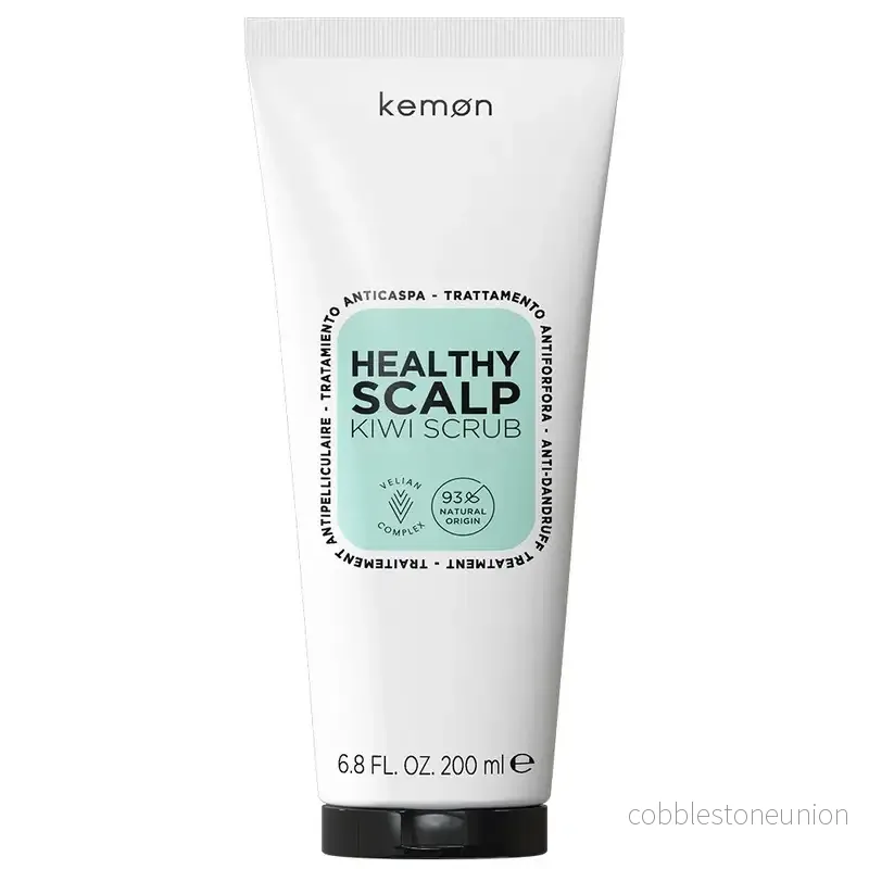 Kemon, Healthy Scalp Kiwi Scrub, Hårbottenpeeling, Mot mjäll, 200 ml