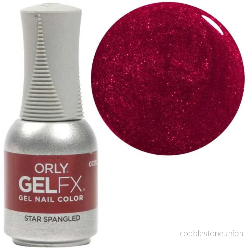 Orly, Gelfx, Glans, Semipermanent nagellack, Star Spangled, 18 ml Orly, Gelfx, Glans, Semipermanent nagellack, Star Spangled, 18 ml