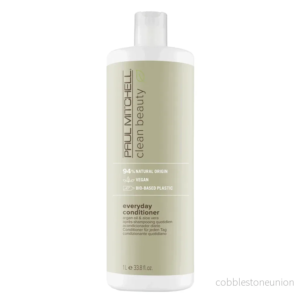 Paul Mitchell, Clean Beauty Everyday, Vegan, Hair Conditioner, Improves Elasticity, 1000 ml Paul Mitchell, Clean Beauty Everyday, Vegan, Hair Conditioner, Improves Elasticity, 1000 ml