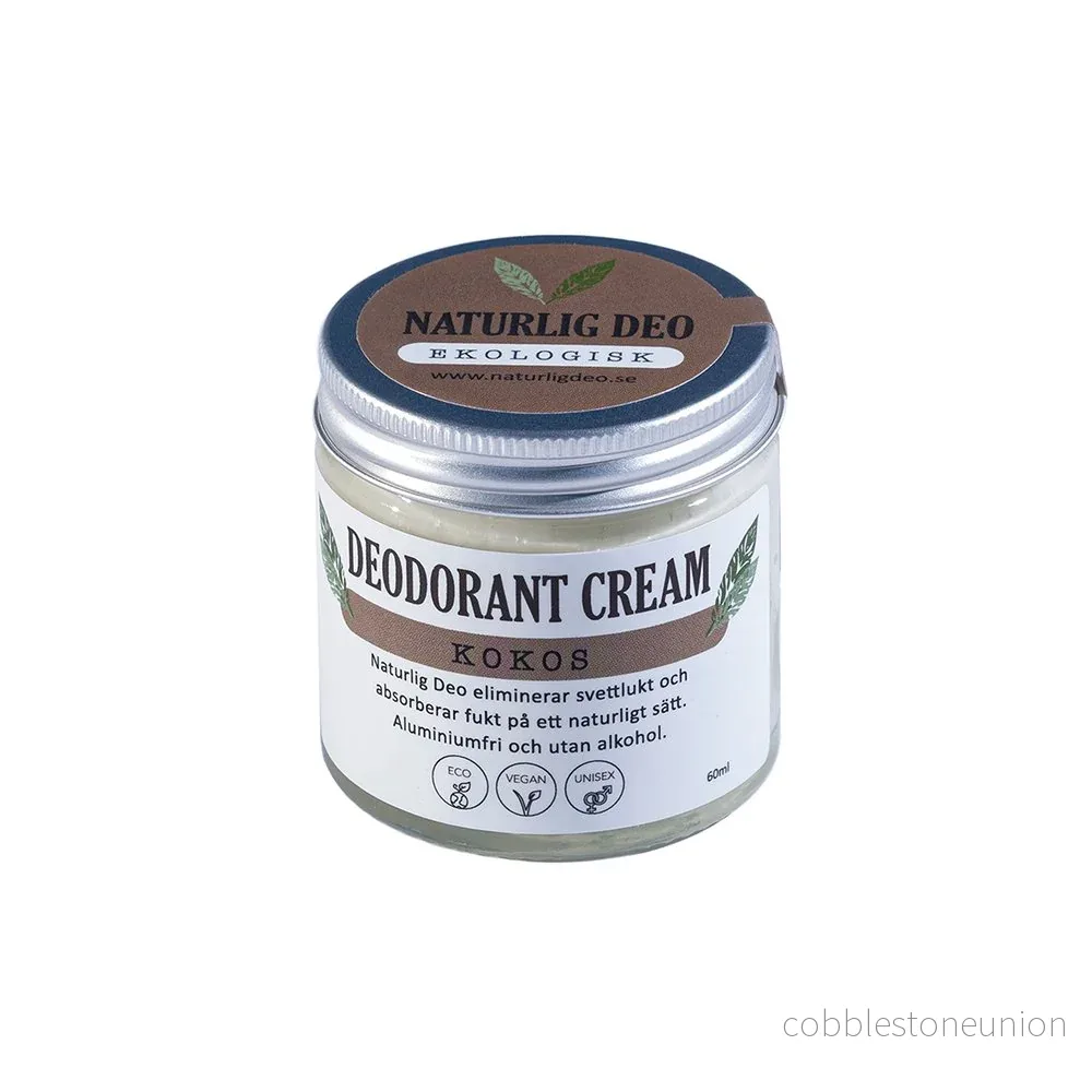 Naturlig Deo- Ekologisk deodorant cream Kokos