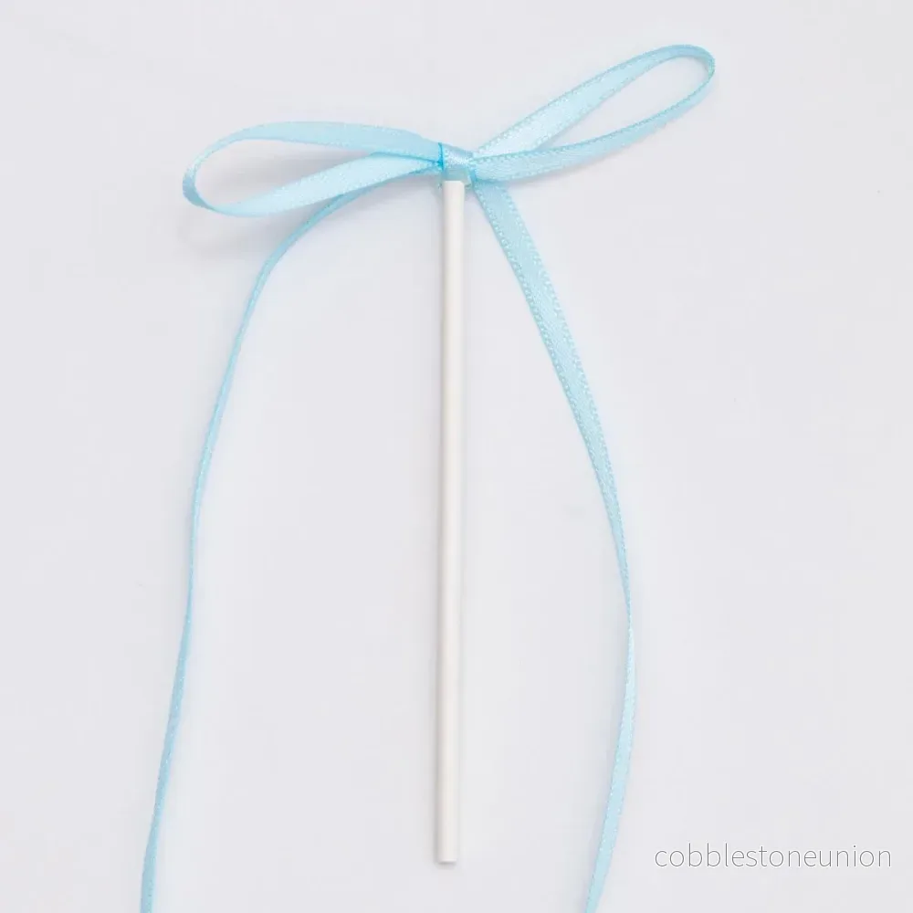 PME Cake Topper Rosetter - Blå 8st - Bild 2