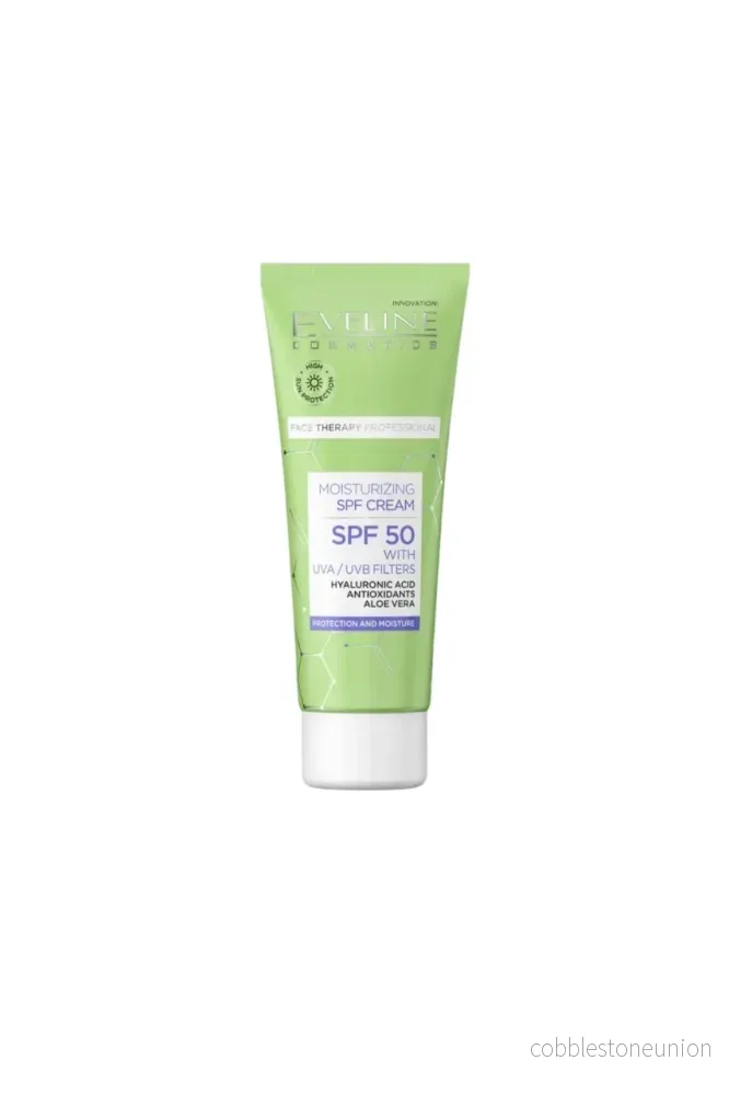 Eveline Cosmetics, Therapy Professional, Aloe, Fuktighetsbevarande, Daglig, Kräm, För ansiktet, SPF 50, 30 ml Eveline Cosmetics, Therapy Professional, Aloe, Fuktighetsbevarande, Daglig, Kräm, För ansiktet, SPF 50, 30 ml