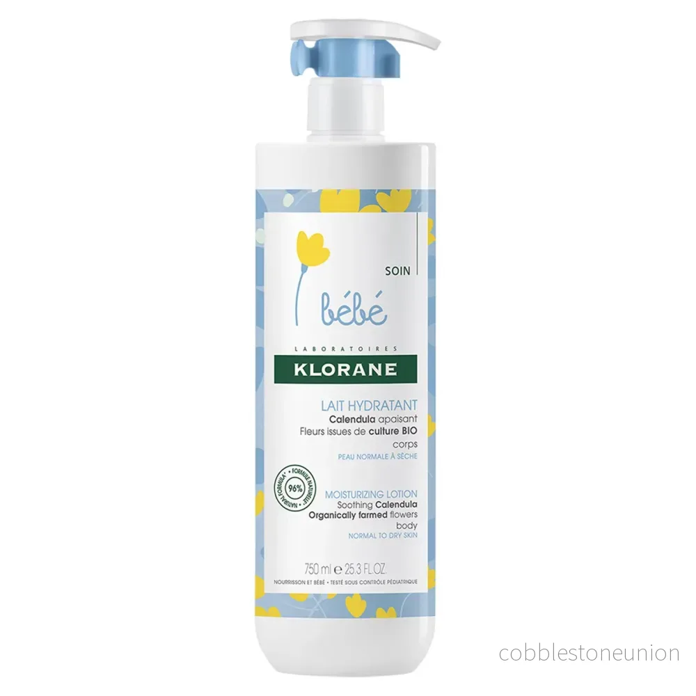 Klorane, Bebe, Calendula, Fuktighetsgivande, Kroppsmjölk, 750 ml Klorane, Bebe, Calendula, Fuktighetsgivande, Kroppsmjölk, 750 ml