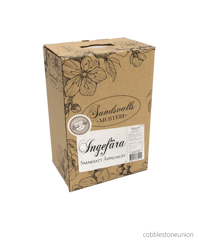 Ingefära – smaksatt äppelmust med tydligt sting