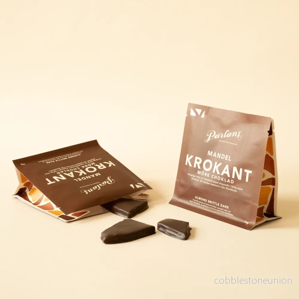 brittle ALMOND dark chocolate 70 grams - Bild 3
