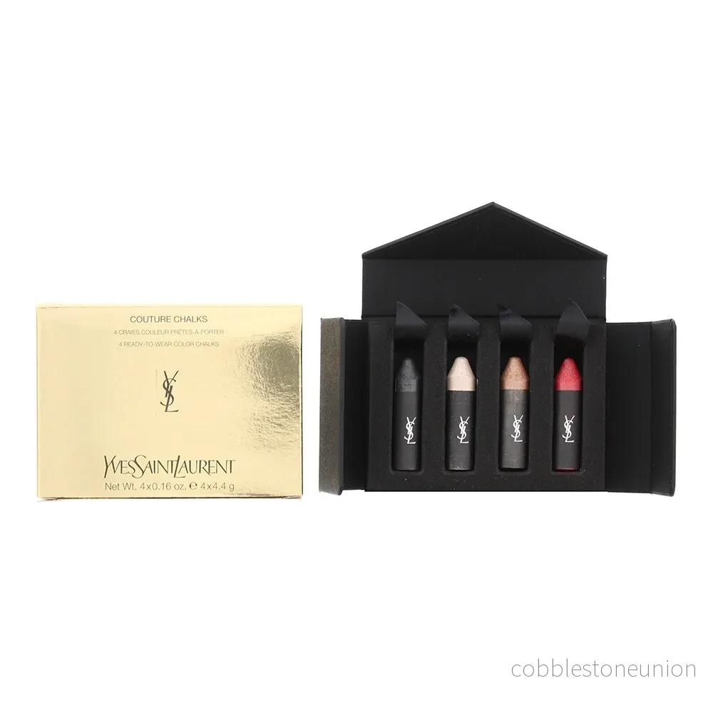 Set Yves Saint Laurent: Couture Chalks, Lip Liner & Cheek Blush 2-In-1, Le Rouge, 4,4 g + Couture Chalks, Lip Liner & Cheek Blush 2-In-1, Le Noir, 4,4 g + Couture Chalks, Lip Liner & Cheek Blush 2-In-1, Le Nude, 4,4 g + Couture Chalks, Lip Liner & Chee...