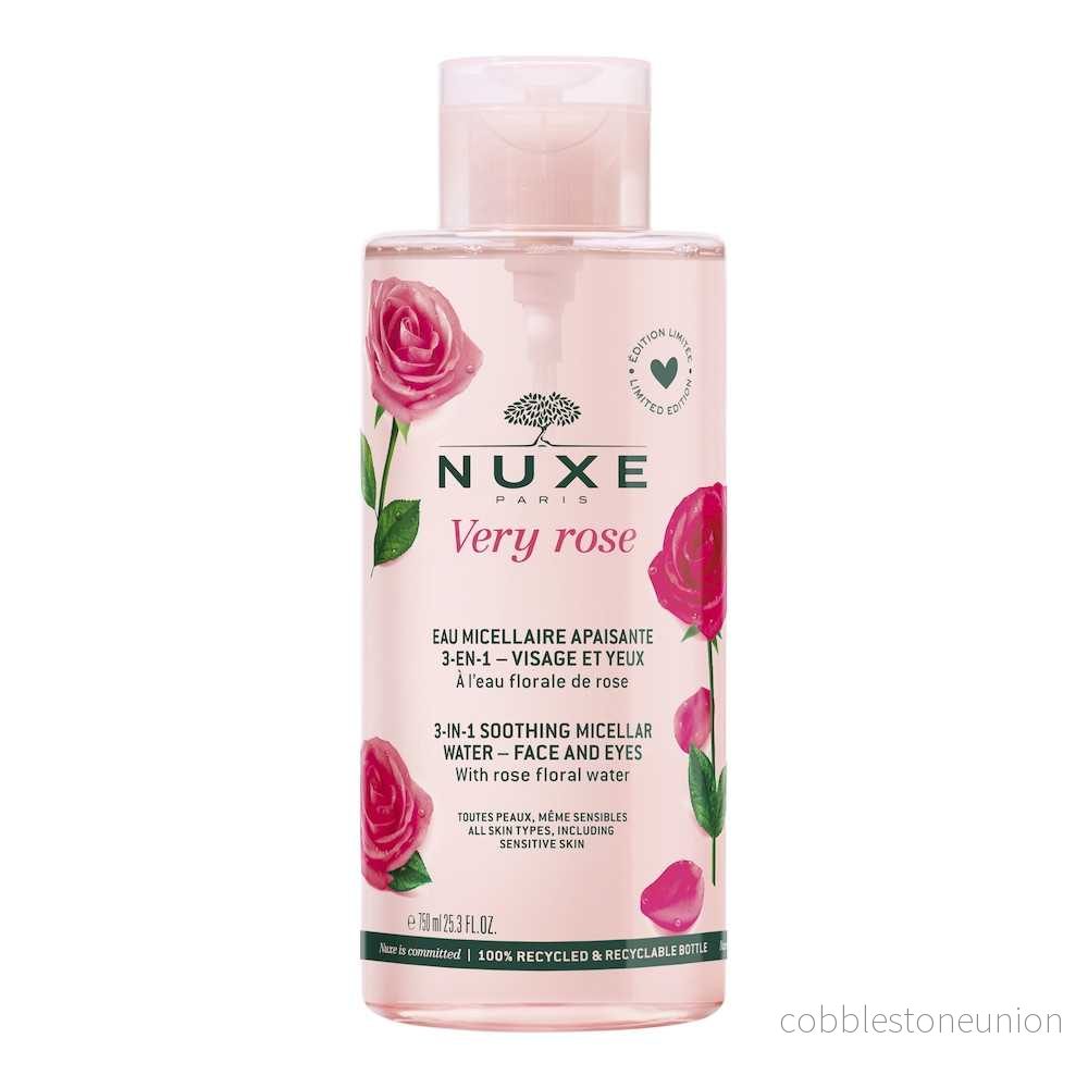 Nuxe, Very Rose, Cleansing, Micellar Water, All Skin Types, 750 ml Nuxe, Very Rose, Cleansing, Micellar Water, All Skin Types, 750 ml