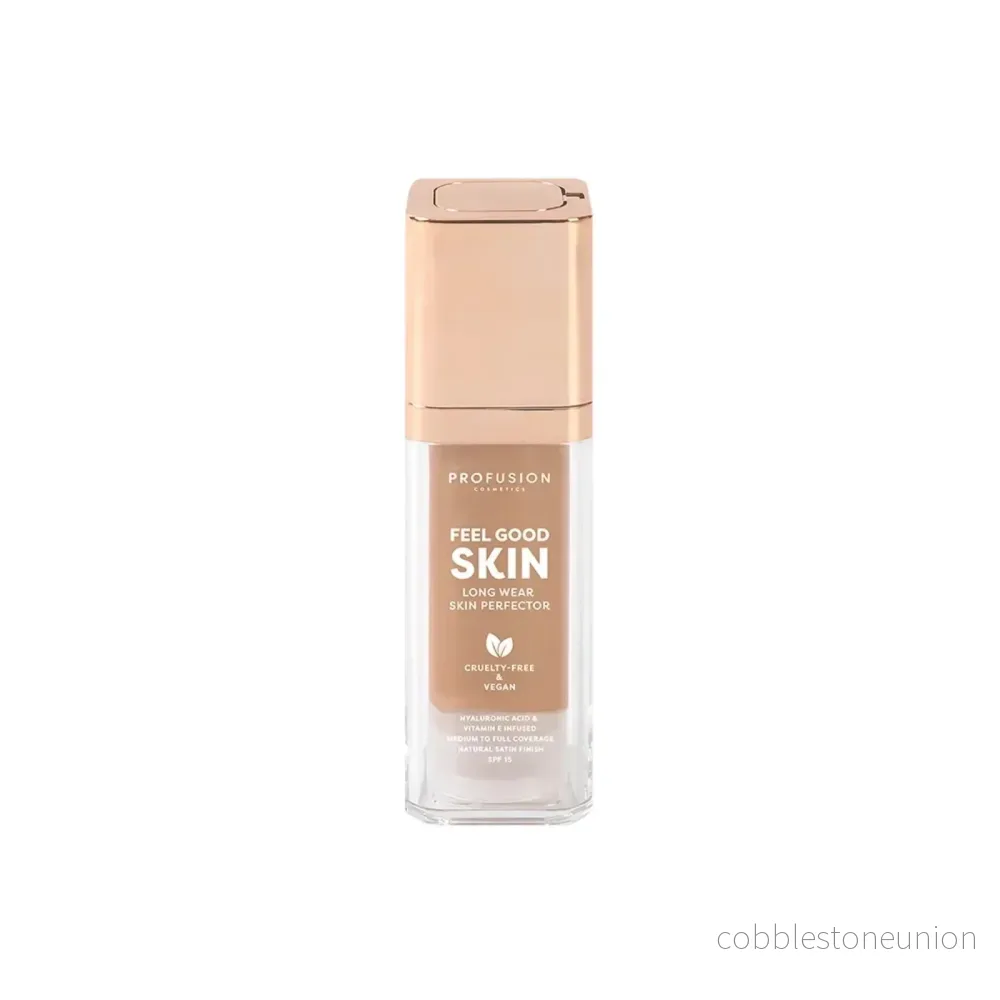 Profusion Cosmetics, Feel Good Skin, Satinfinish, Flytande foundation, 300, Medium, SPF 15, 30 ml