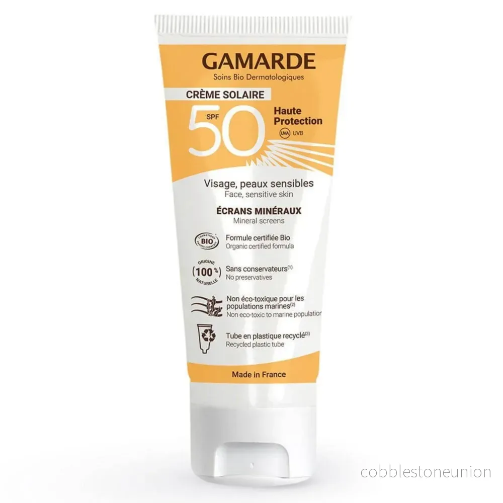 Gamarde, Gamarde, Bio, Solskydd, Solkräm, För ansiktet, SPF 50, 40 ml
