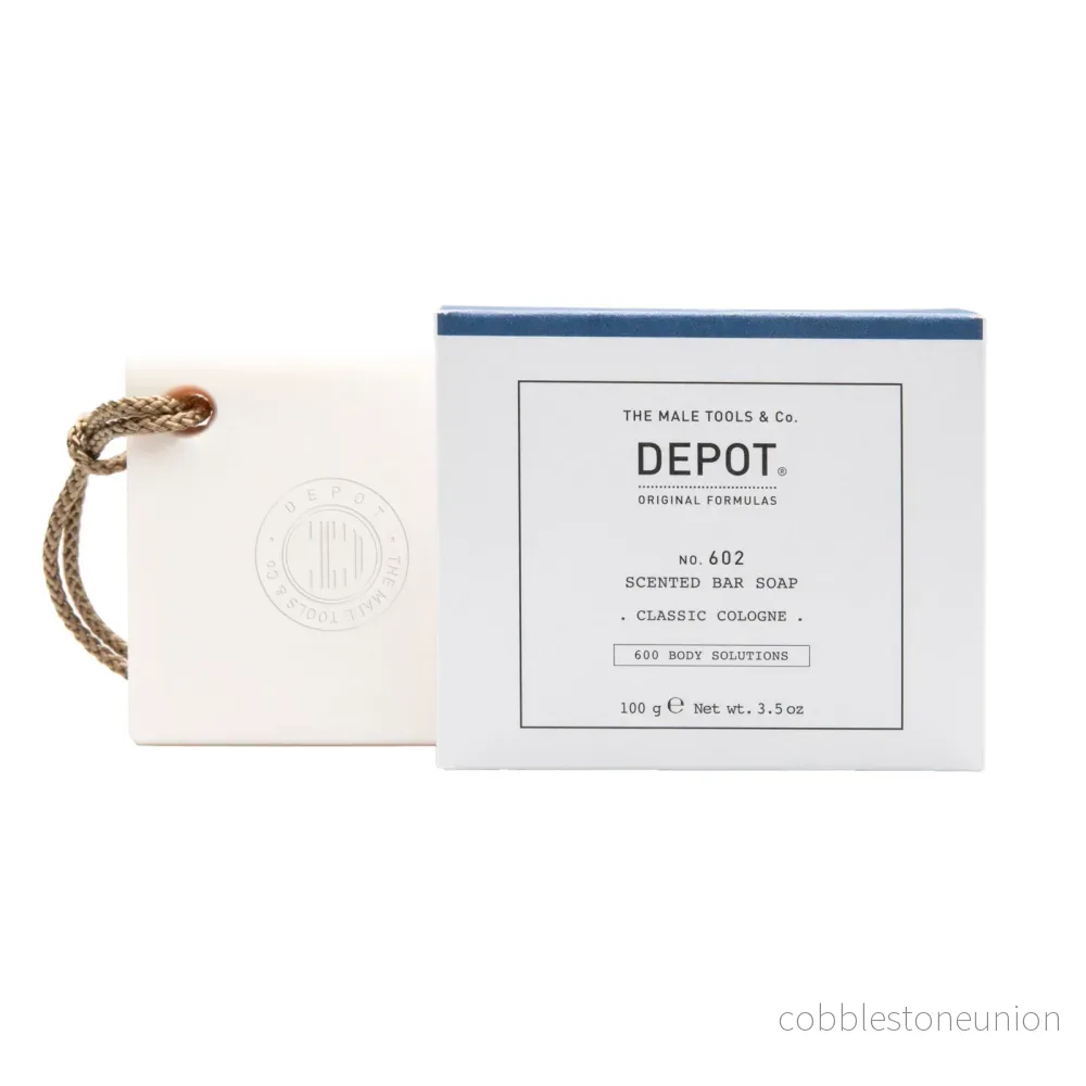Depot, 600 Body Solutions No. 602, Botanical complex, Cleansing, Classic Cologne, Scented soap, Floral notes, 100 g Depot, 600 Body Solutions No. 602, Botanical complex, Cleansing, Classic Cologne, Scented soap, Floral notes, 100 g