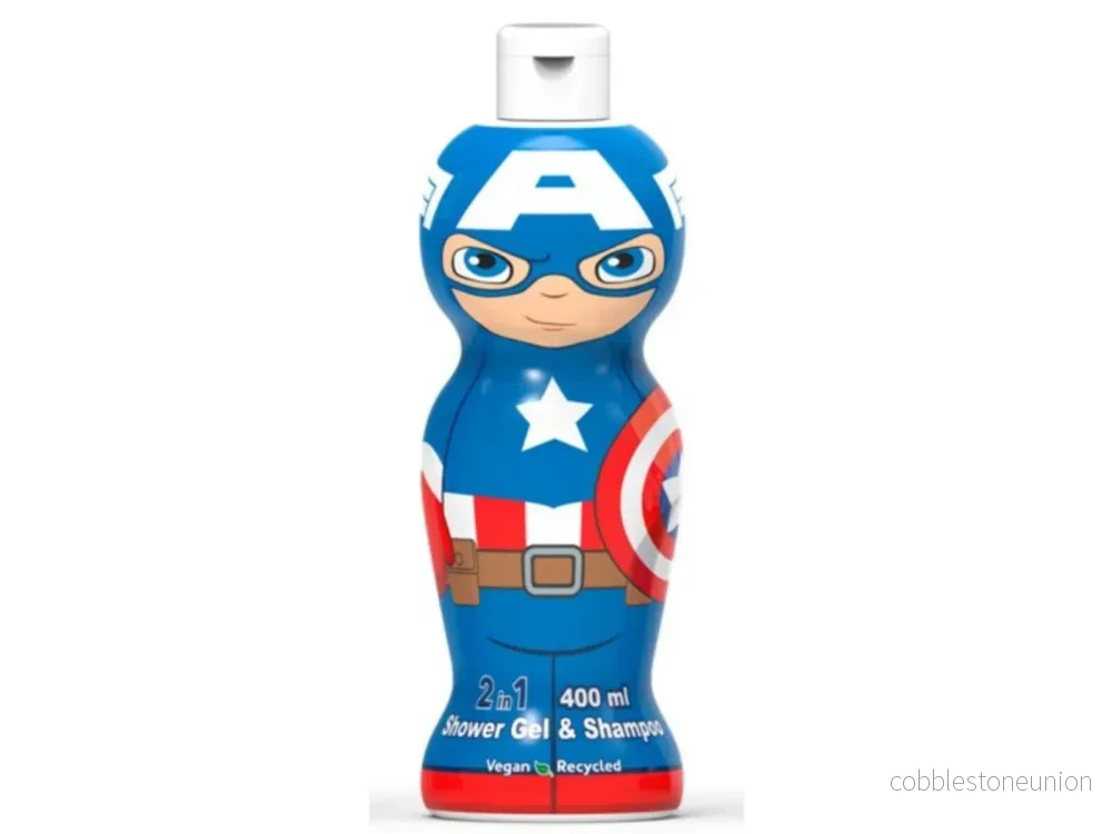 Marvel, Captain America, Duschgel och schampo 2-i-1, 400 ml