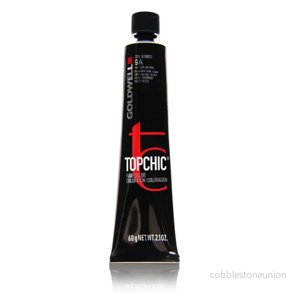 Goldwell, TopChic, Permanent hårfärg, 9A Mycket ljus askblond, 60 ml