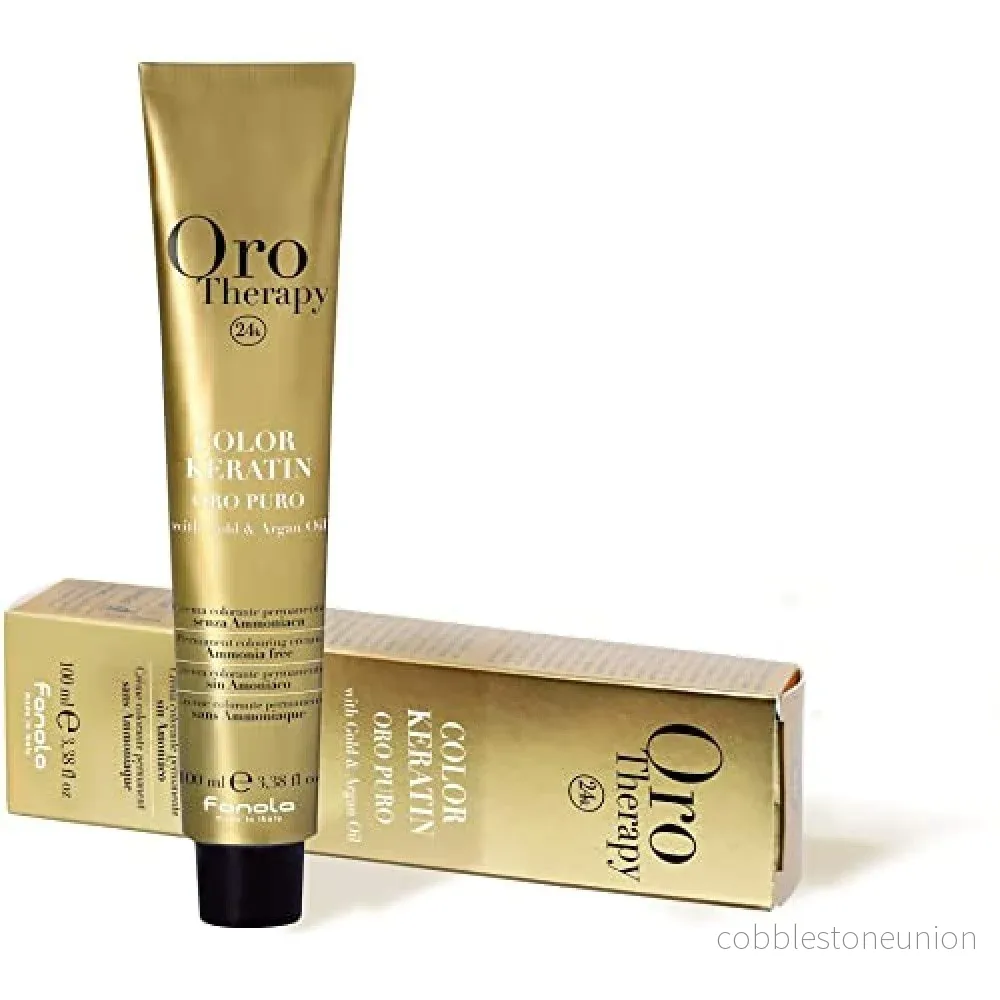 Oro Therapy, 24k rent guld, ammoniakfri, permanent hårfärg, 5.6 Ljusbrun röd, 100 ml Oro Therapy, 24k rent guld, ammoniakfri, permanent hårfärg, 5.6 Ljusbrun röd, 100 ml