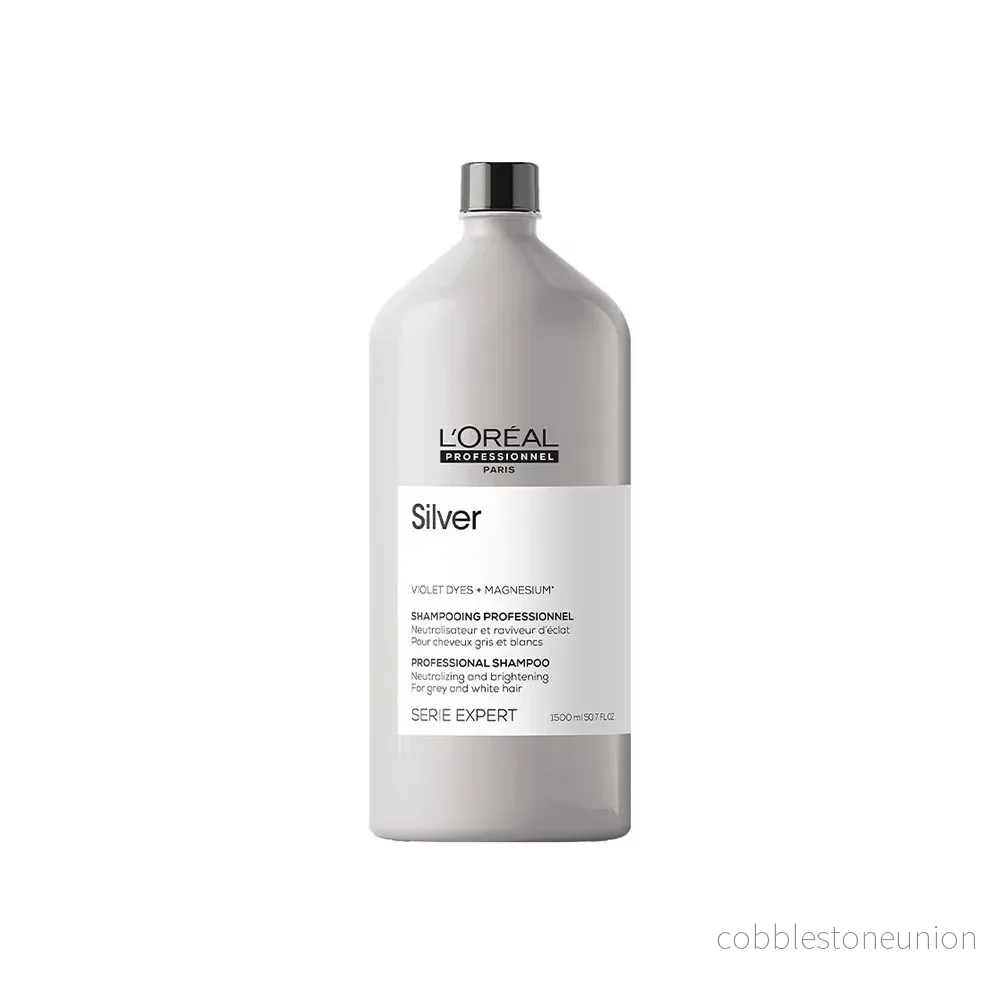 L’Oreal Professionnel, Serie Expert Silver, Schampo, Neutraliserande & Ljusgörande, 1500 ml