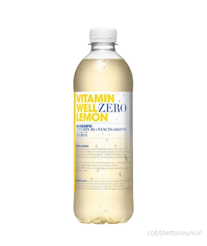 Vitamin Well Zero Lemon 50cl PET 12-pack