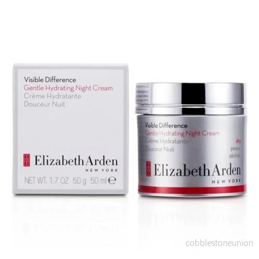 Elizabeth Arden, Visible Difference, Dimethicone, Intensive återfuktning, Natt, Kräm, För ansiktet, 50 ml - Bild 2